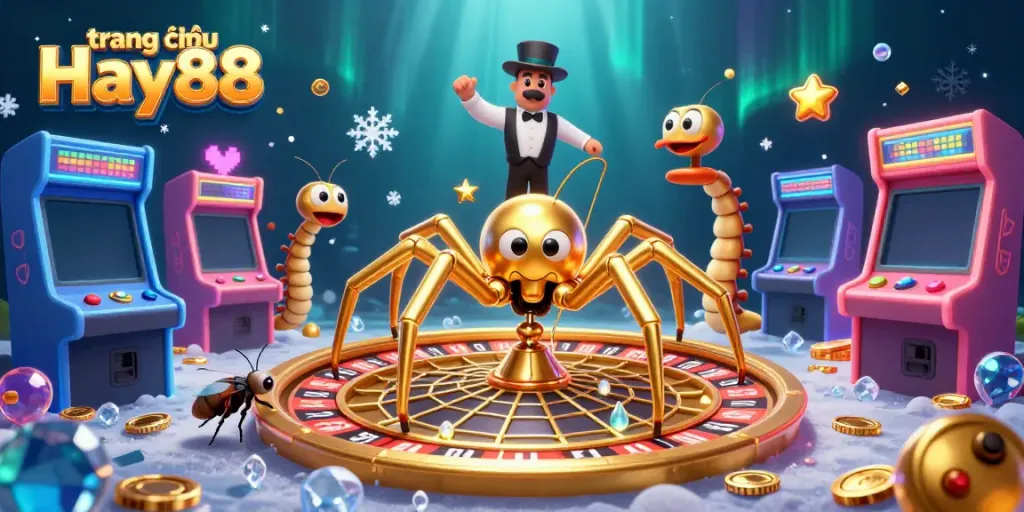 Experience thrilling gameplay at trang chủ Hay88 with dynamic characters in a vibrant casino setting.