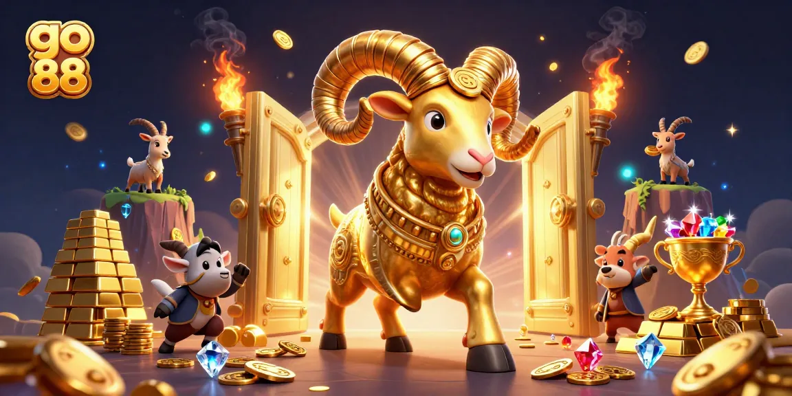 Experience thrilling wins at go 88 with dynamic action and golden riches in a vibrant 3D scene.