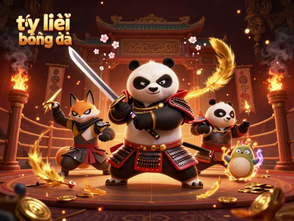 Engage in thrilling tỷ lệ bóng đá action with dynamic characters in a decorated betting arena.