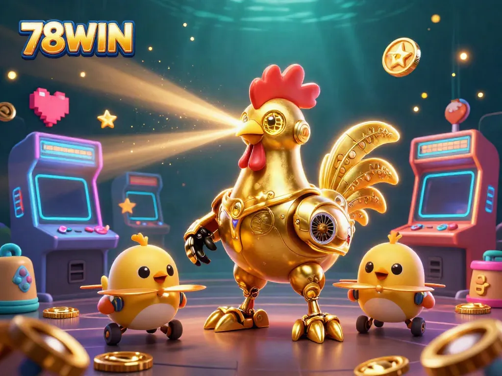 Engage with exciting gaming adventures at 78WIN through vibrant, neon-themed visuals and features.