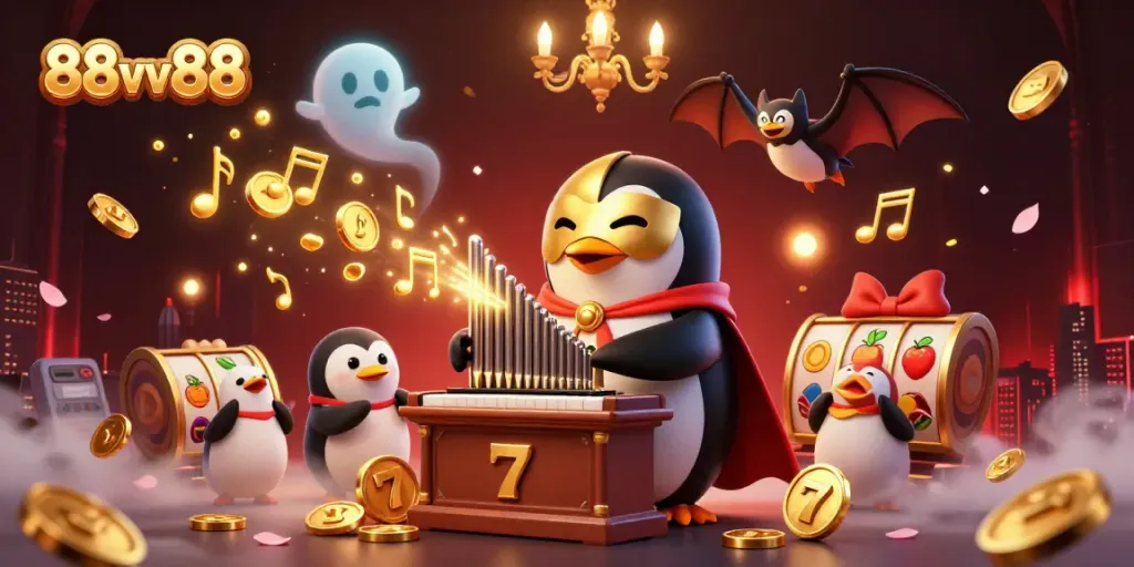 Experience thrilling wins at 88vv88 while our phantom penguin plays for golden coins.