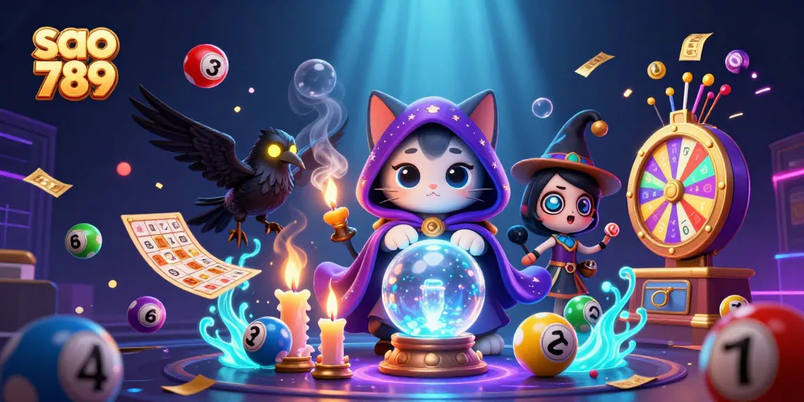 Sparkle and win with sao 789 in this vibrant 3D casino illustration featuring mystical characters and exciting game elements.