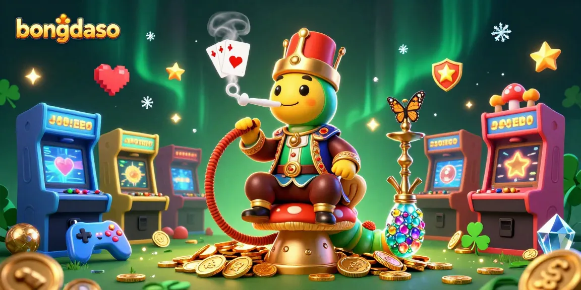 Bongdaso engages players with vibrant casino fun, showcasing a magical scene of joyful gaming action.