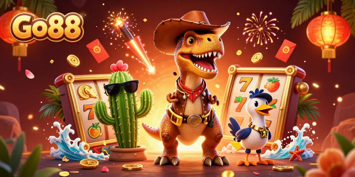 Win big with Go 88's thrilling slots in an action-packed 3D casino adventure!