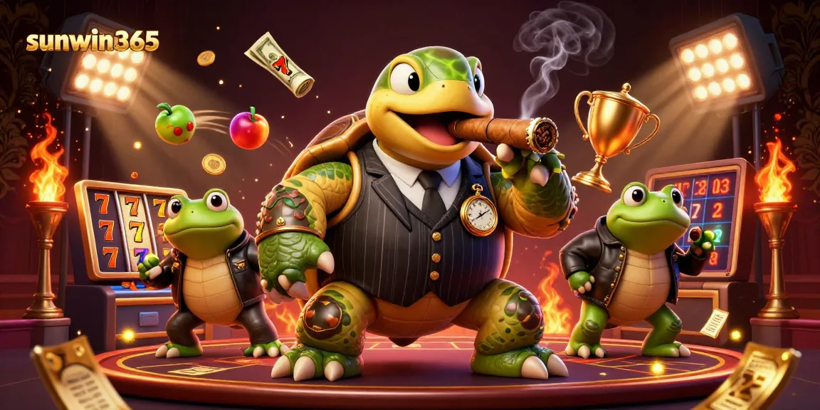Experience the thrilling action of sunwin365 featuring vibrant casino elements and engaging characters.