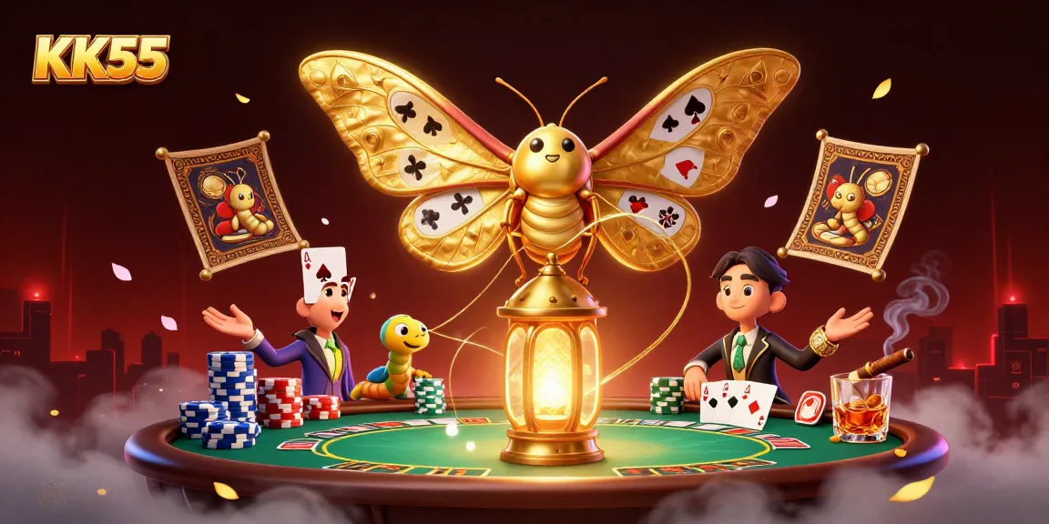 Experience thrilling games at KK55 with vibrant casino elements and dynamic characters.