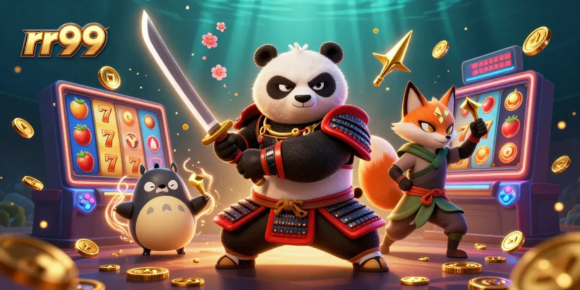 Engage with thrilling slot games like rr99 featuring a dynamic samurai panda, ninja fox, and magical tanuki.
