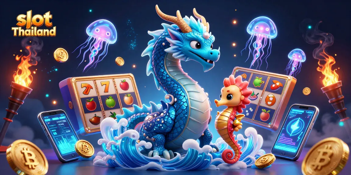 Menangkan slot Thailand dengan putaran beruntun dan simbol keberuntungan di antara karakter fantasi laut.