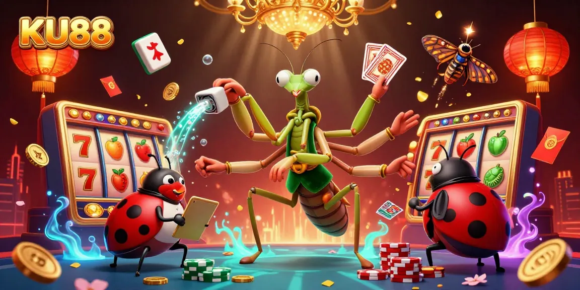 Engage with thrilling gaming experiences at KU88 as vibrant slot reels bring excitement to life.