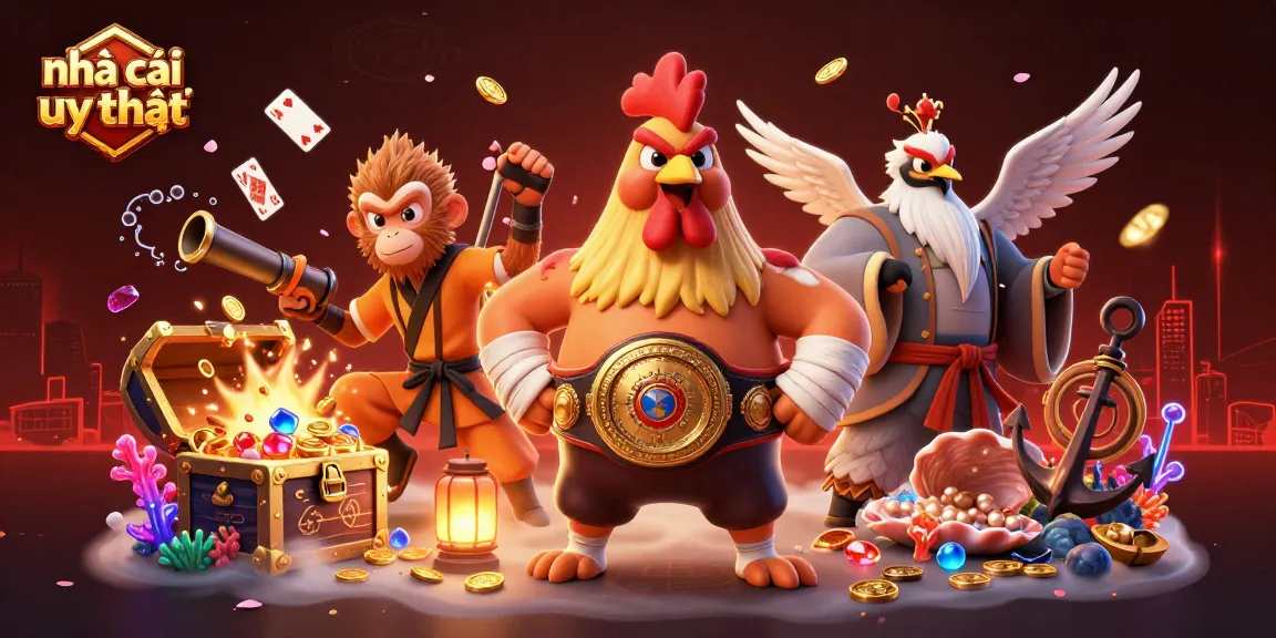 Engage with trusted nhà cái uy tín through vibrant casino characters and gaming elements.
