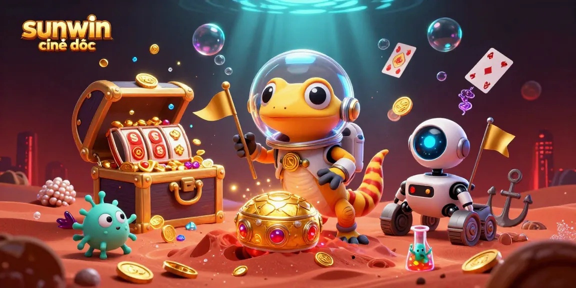 Experience sunwin chính thức with a vibrant casino illustration showcasing thrilling gameplay elements.