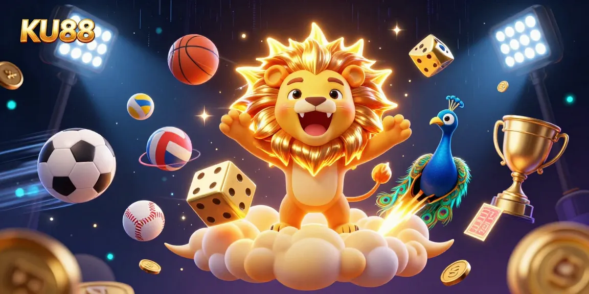 Experience thrilling gameplay with KU88 featuring vibrant characters and dynamic casino elements.