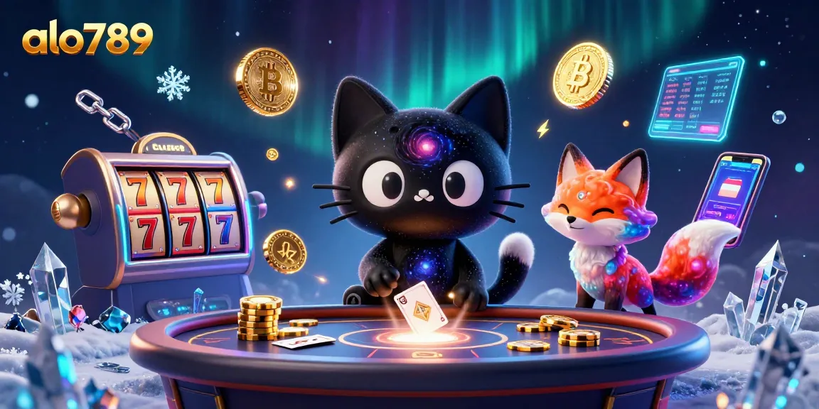 Experience exciting gameplay with alo789 in a cosmic casino filled with vibrant characters and thrilling game elements.